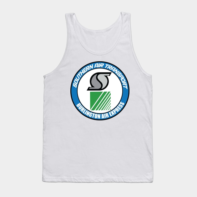 The PARANOIA CIA Airlines Collection: Southern Air Transport: Burlington Air Express Tank Top by orphillips